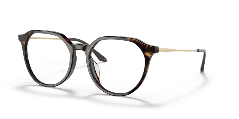 VOGUE EYEWEAR Donna VO5430D W656 Montature da vista Acetato Marrone Trasparente Geometrica Normale miniatura 3