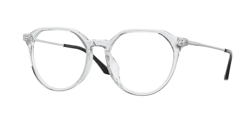 VOGUE EYEWEAR Donna VO5430D  W745 Montature da vista Acetato Trasparente Trasparente Geometrica Normale