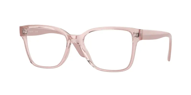 VOGUE EYEWEAR Donna VO5452  2942 Montature da vista Iniettato Rosa Trasparente Squadrata Normale