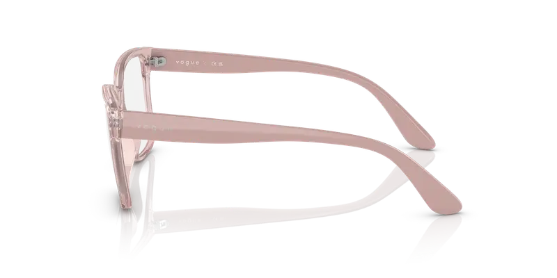 VOGUE EYEWEAR Donna VO5452 2942 Montature da vista Iniettato Rosa Trasparente Squadrata Normale miniatura 3
