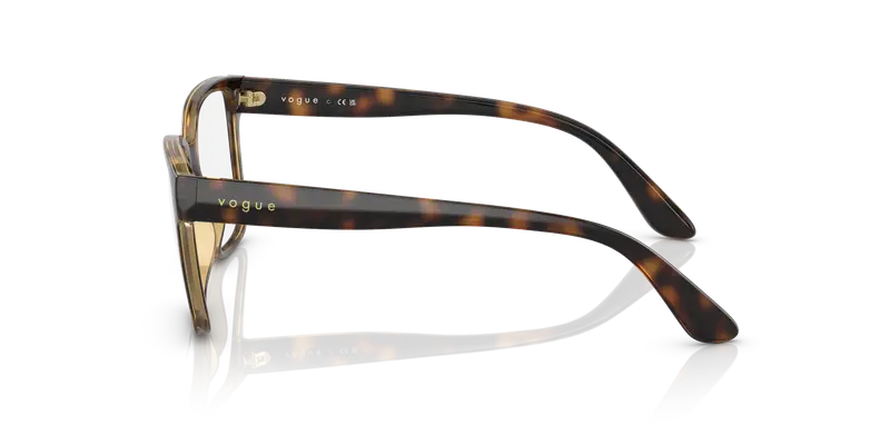 VOGUE EYEWEAR Donna VO5452 W656 Montature da vista Iniettato Havana Squadrata miniatura 3