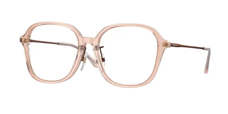 VOGUE EYEWEAR Donna VO5467D  2954 Montature da vista Acetato Rosa Trasparente Squadrata Normale