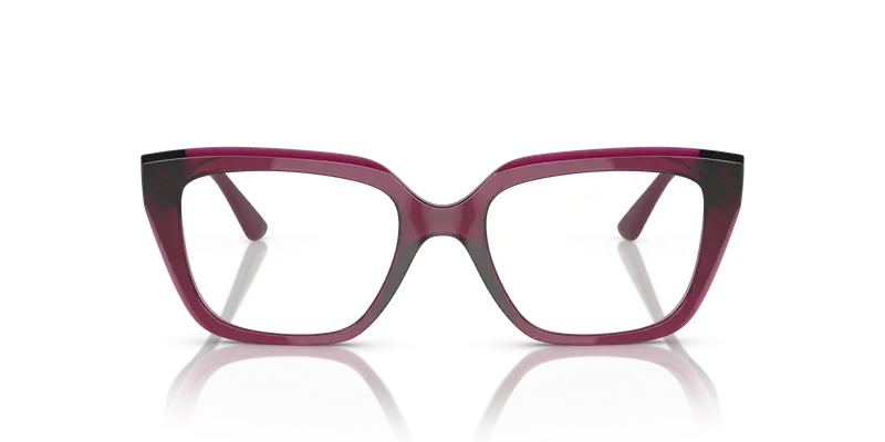 VOGUE EYEWEAR Donna VO5477B 2989 Montature da vista Iniettato Viola Trasparente Squadrata Normale miniatura 2