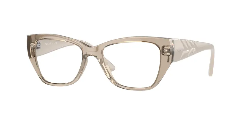 VOGUE EYEWEAR Donna VO5483  2990 Montature da vista Iniettato Marrone Trasparente Farfalla Normale