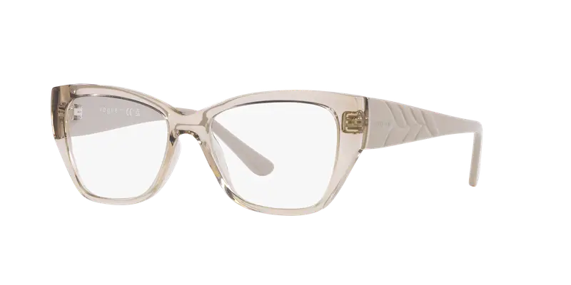 VOGUE EYEWEAR Donna VO5483 2990 Montature da vista Iniettato Marrone Trasparente Farfalla Normale miniatura 2
