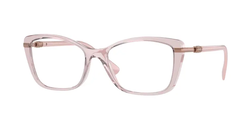 VOGUE EYEWEAR Donna VO5487B  2942 Montature da vista Iniettato Rosa Trasparente Farfalla Normale