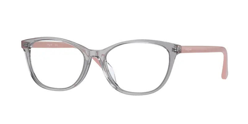 VOGUE EYEWEAR Donna VO5502D  2820 Montature da vista Acetato Grigio Trasparente Cat Eye Normale