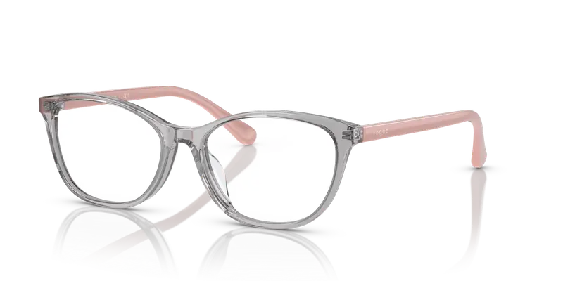 VOGUE EYEWEAR Donna VO5502D 2820 Montature da vista Acetato Grigio Trasparente Cat Eye Normale miniatura 3