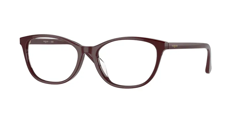 VOGUE EYEWEAR Donna VO5502D  3158 Montature da vista Acetato Rosso Trasparente Cat Eye Normale