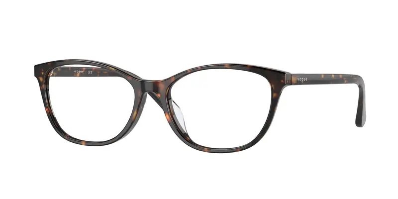 VOGUE EYEWEAR Donna VO5502D  W656 Montature da vista Acetato Marrone Trasparente Cat Eye Normale