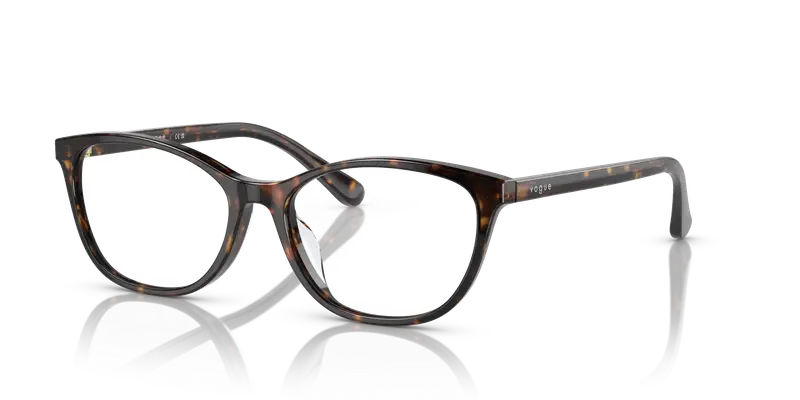 VOGUE EYEWEAR Donna VO5502D W656 Montature da vista Acetato Marrone Trasparente Cat Eye Normale miniatura 3