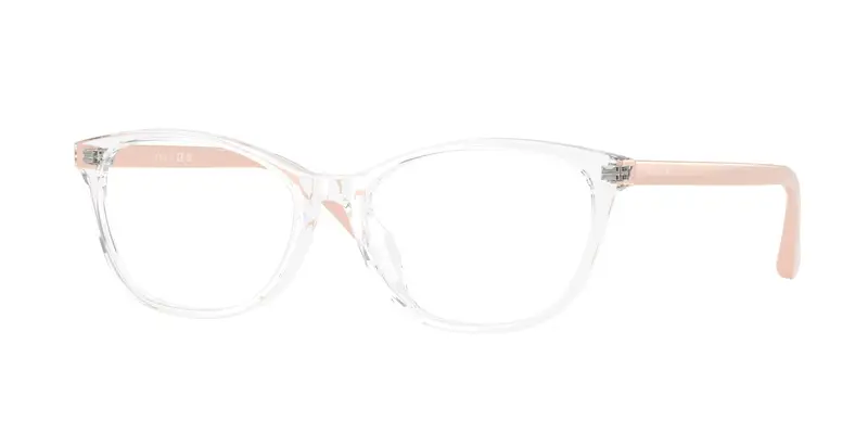 VOGUE EYEWEAR Donna VO5502D  W745 Montature da vista Acetato Trasparente Trasparente Cat Eye Normale