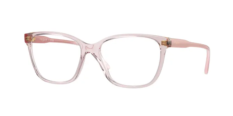 VOGUE EYEWEAR Donna VO5518  2942 Montature da vista Nylon Rosa Trasparente Pillow Normale