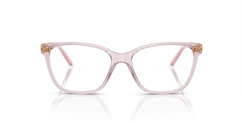 VOGUE EYEWEAR Donna VO5518 2942 Montature da vista Nylon Rosa Trasparente Pillow Normale miniatura 2