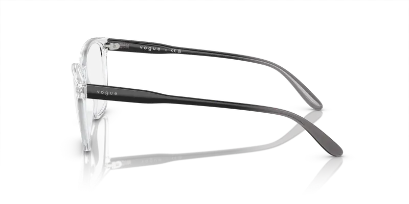 VOGUE EYEWEAR Donna VO5518 W745 Montature da vista Nylon Trasparente Trasparente Pillow Normale miniatura 3