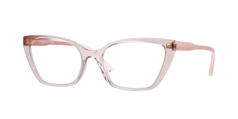 VOGUE EYEWEAR Donna VO5519  2942 Montature da vista Nylon Rosa Trasparente Cat Eye Normale