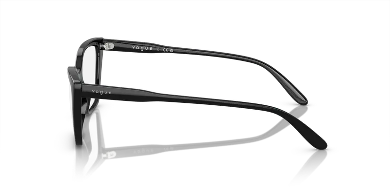 VOGUE EYEWEAR Donna VO5519 W44 Montature da vista Nylon Nero Trasparente Cat Eye Normale miniatura 3