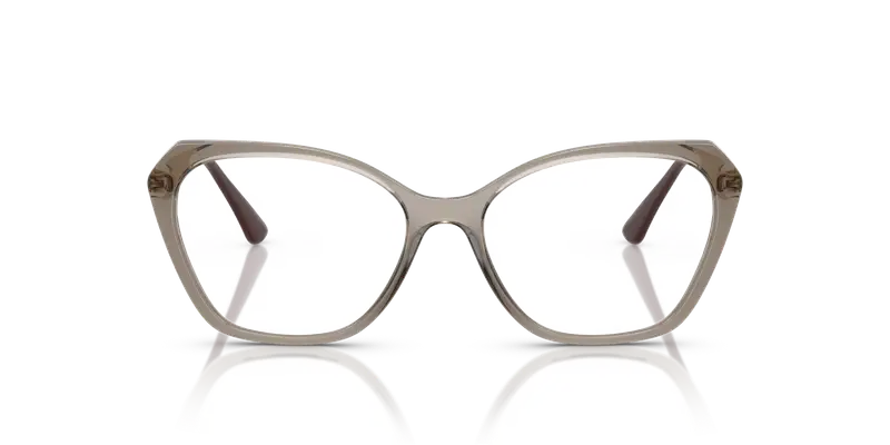 VOGUE EYEWEAR Donna VO5522 3156 Montature da vista Iniettato Marrone Trasparente Geometrica Normale miniatura 2