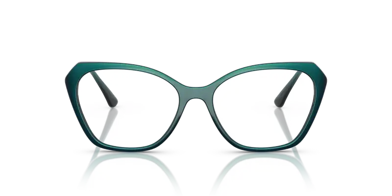 VOGUE EYEWEAR Donna VO5522 3224 Montature da vista Iniettato Blu Trasparente Geometrica Normale miniatura 2