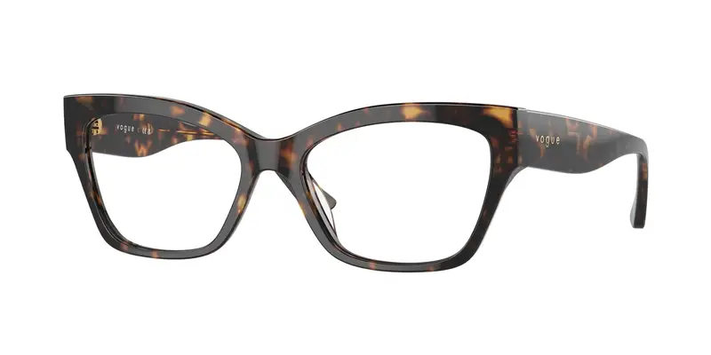 VOGUE EYEWEAR Donna VO5523  W656 Montature da vista Acetato Marrone Trasparente Cat Eye Normale