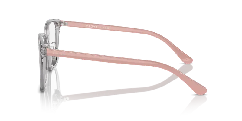 VOGUE EYEWEAR Donna VO5550D 2820 Montature da vista Acetato Grigio Trasparente Pillow Normale miniatura 3