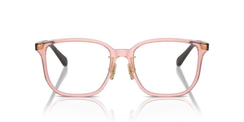 VOGUE EYEWEAR Donna VO5550D 2828 Montature da vista Acetato Rosa Trasparente Pillow Normale miniatura 2