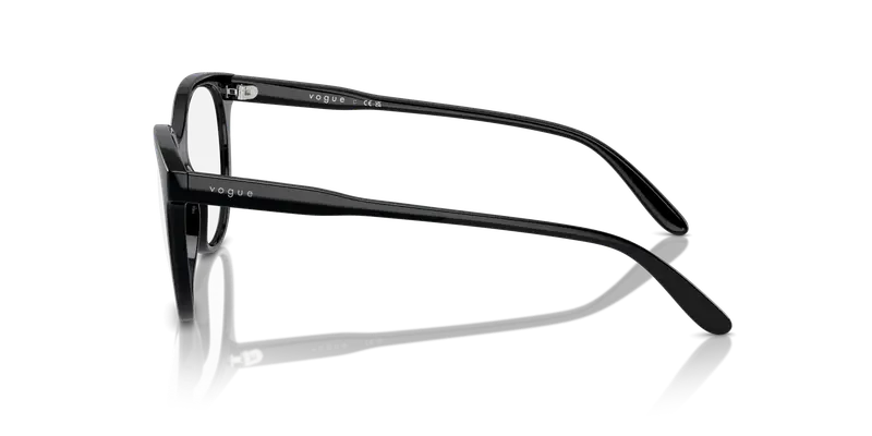 VOGUE EYEWEAR Donna VO5552 W44 Montature da vista Nylon Nero Trasparente Pantos Normale miniatura 3