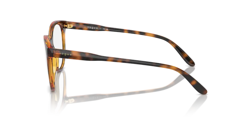 VOGUE EYEWEAR Donna VO5552 W656 Montature da vista Nylon Marrone Trasparente Pantos Normale miniatura 3