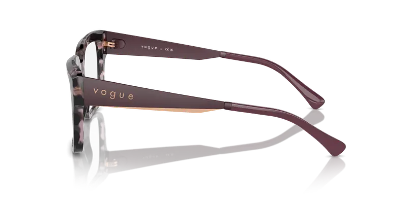 VOGUE EYEWEAR Donna VO5559 3146 Montature da vista Acetato Tartaruga Trasparente Pillow Normale miniatura 3