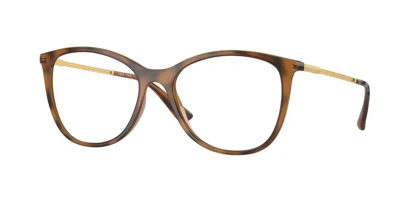 VOGUE EYEWEAR Donna VO5562  2386 Montature da vista Iniettato Marrone Trasparente Pantos Normale
