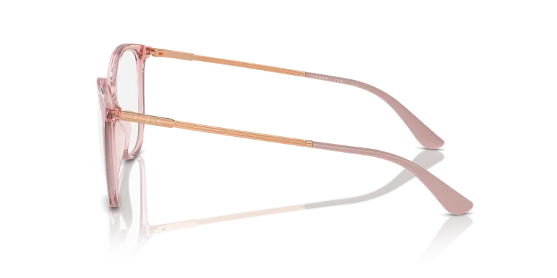 VOGUE EYEWEAR Donna VO5562 2939 Montature da vista Iniettato Rosa Trasparente Pantos Normale miniatura 3