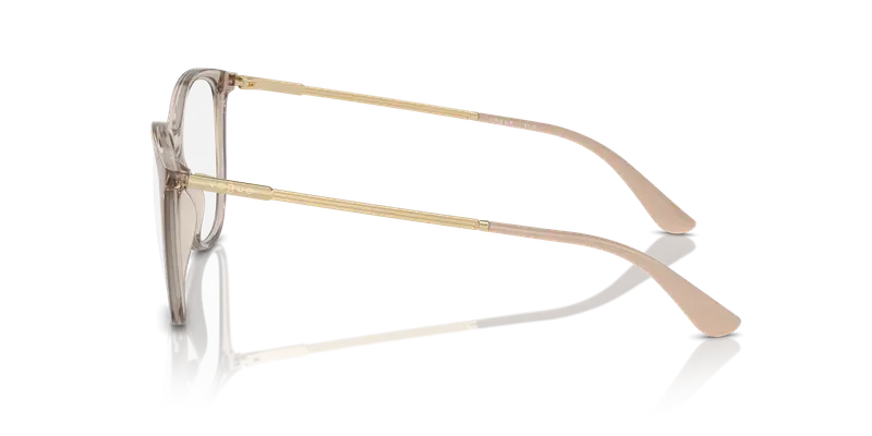 VOGUE EYEWEAR Donna VO5562 2990 Montature da vista Iniettato Marrone Trasparente Pantos Normale miniatura 3