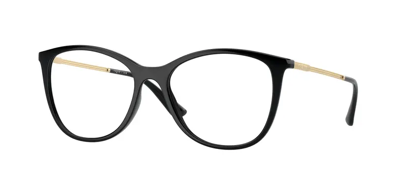 VOGUE EYEWEAR Donna VO5562  W44 Montature da vista Iniettato Nero Trasparente Pantos Normale