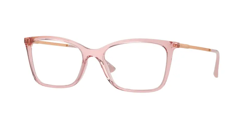 VOGUE EYEWEAR Donna VO5563 2939 Montature da vista Nylon Rosa Trasparente Farfalla Normale