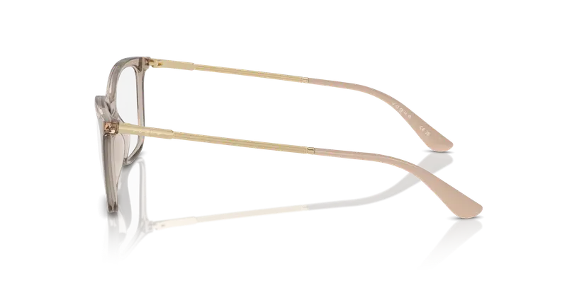 VOGUE EYEWEAR Donna VO5563 2990 Montature da vista Nylon Marrone Trasparente Farfalla Normale miniatura 3