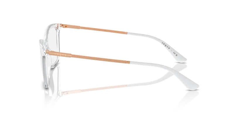 VOGUE EYEWEAR Donna VO5563 W745 Montature da vista Nylon Trasparente Trasparente Farfalla Normale miniatura 3