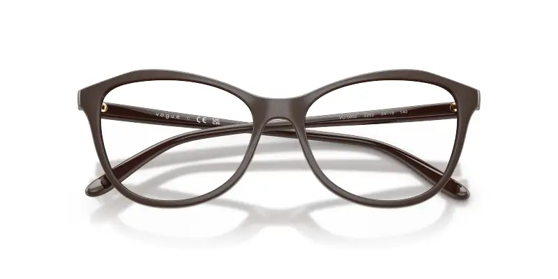 Donna VO5602 2252 Montature da vista Nylon Marrone Trasparente Geometrica Normale miniatura 2