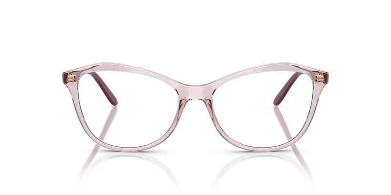VOGUE EYEWEAR Donna VO5602 2942 Montature da vista Nylon Rosa Trasparente Geometrica Normale miniatura 2
