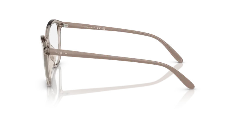 VOGUE EYEWEAR Donna VO5602 2990 Montature da vista Nylon Marrone Trasparente Geometrica Normale miniatura 3