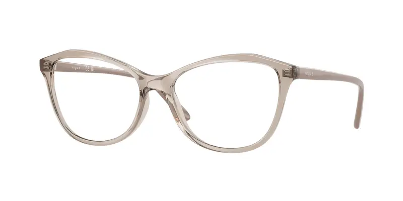 VOGUE EYEWEAR Donna VO5602  2990 Montature da vista Nylon Marrone Trasparente Geometrica Normale