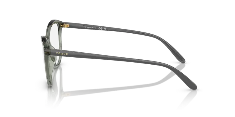 VOGUE EYEWEAR Donna VO5602 3086 Montature da vista Nylon Verde Trasparente Geometrica Normale miniatura 3
