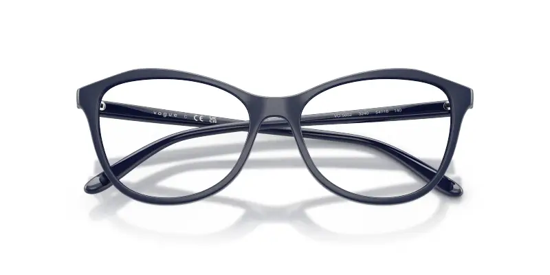 Donna VO5602 3240 Montature da vista Nylon Blu Trasparente Geometrica Normale miniatura 2