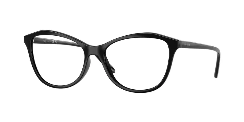 VOGUE EYEWEAR Donna VO5602  W44 Montature da vista Nylon Nero Trasparente Geometrica Normale