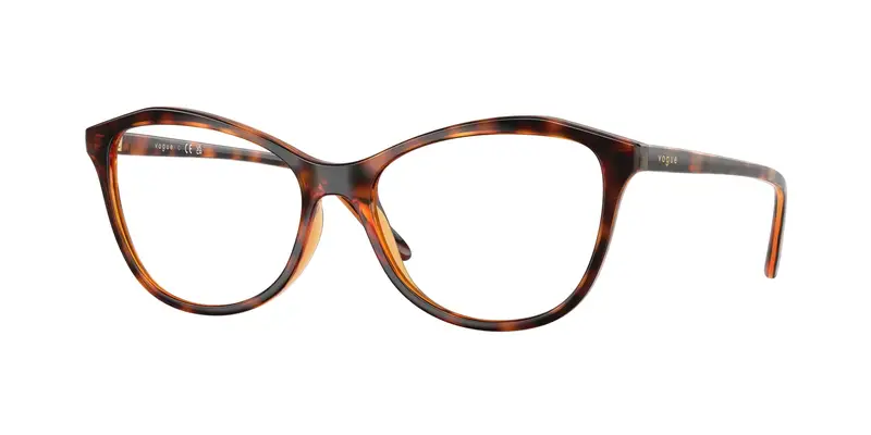 VOGUE EYEWEAR Donna VO5602  W656 Montature da vista Nylon Marrone Trasparente Geometrica Normale
