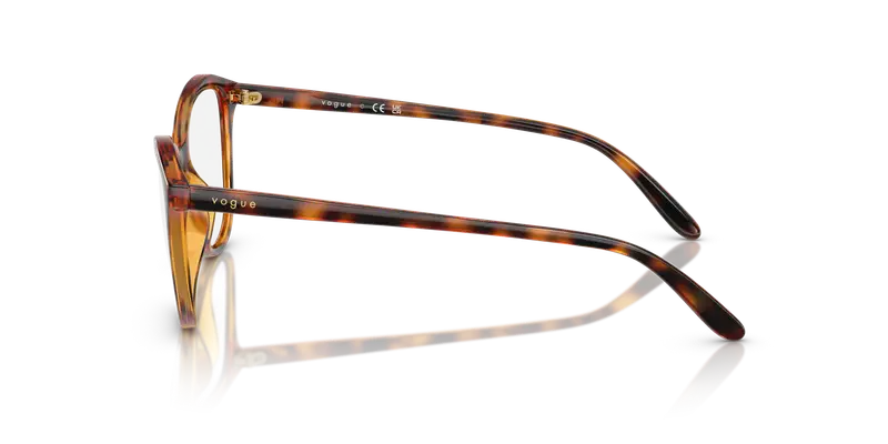 VOGUE EYEWEAR Donna VO5602 W656 Montature da vista Nylon Marrone Trasparente Geometrica Normale miniatura 3