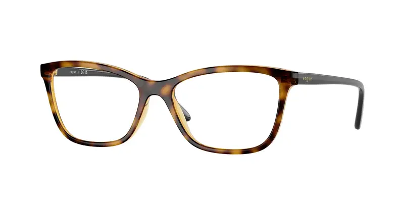 VOGUE EYEWEAR Donna VO5603  2718 Montature da vista Nylon Marrone Trasparente Farfalla Normale