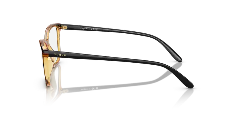 VOGUE EYEWEAR Donna VO5603 2718 Montature da vista Nylon Marrone Trasparente Farfalla Normale miniatura 3