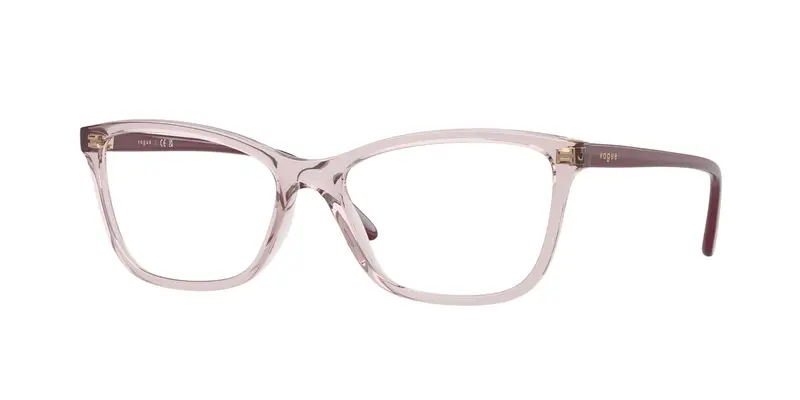 VOGUE EYEWEAR Donna VO5603  2942 Montature da vista Nylon Rosa Trasparente Farfalla Normale