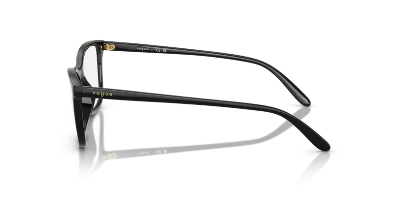 VOGUE EYEWEAR Donna VO5603 W44 Montature da vista Nylon Nero Trasparente Farfalla Normale miniatura 3