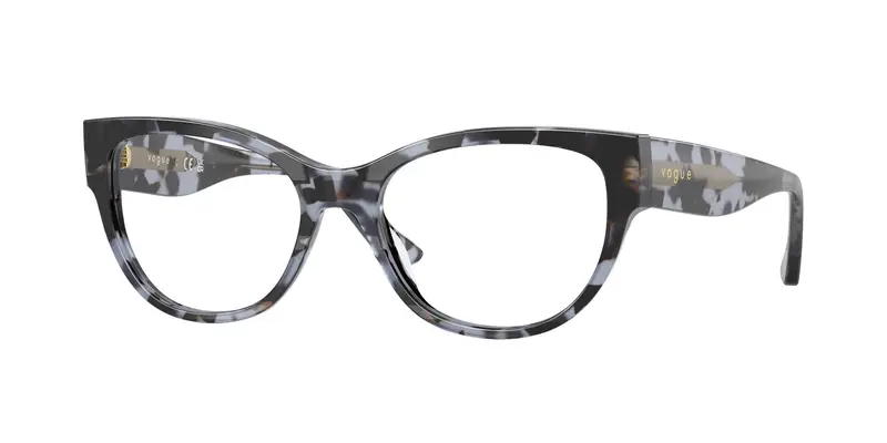 Donna VO5604 3147 Montature da vista Acetato Blu Trasparente Cat Eye Normale